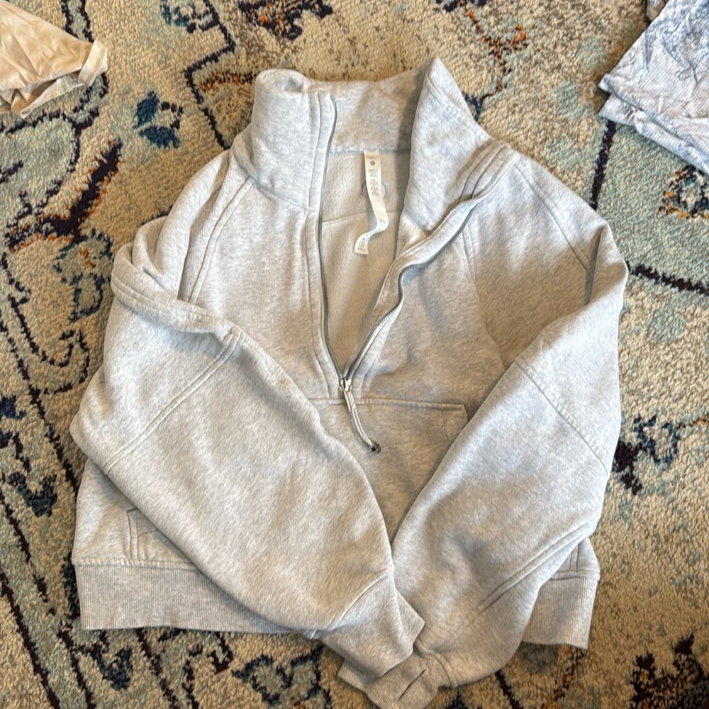 Lululemon scuba half zip sweatshirt